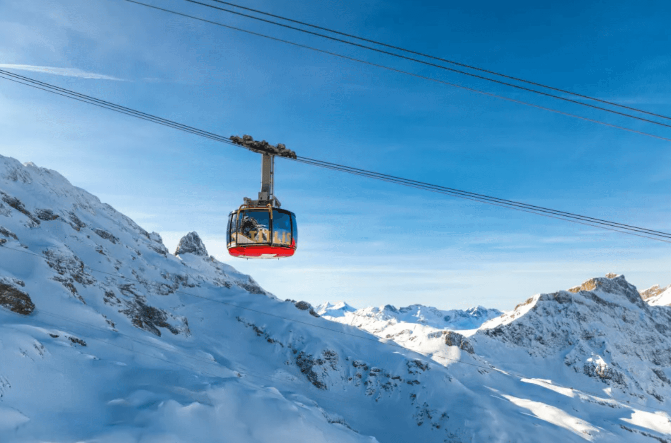 Roundtrip Ticket for Titlis's cable car ticket (Engelberg <-> Titlis) + Ice Flyer